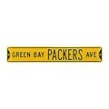 Authentic Street Signs Authentic Street Signs 35053 Green Bay Packers Avenue Yellow Street Sign 35053